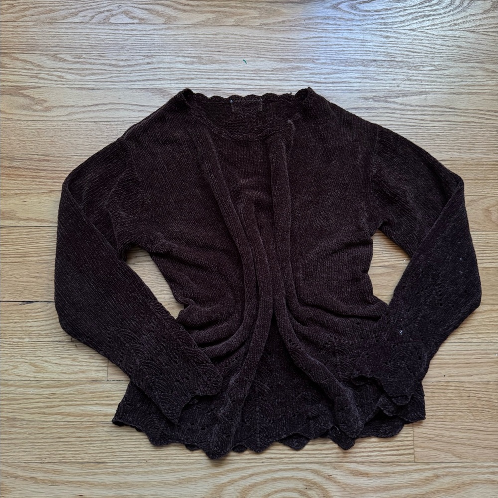Elegant Brown Women's Sweater